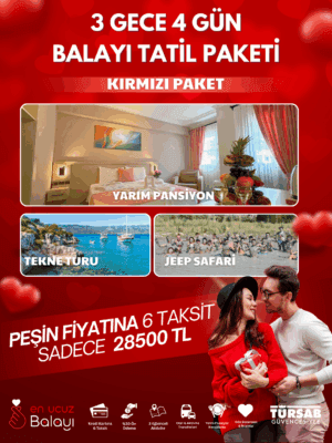 Fethiye Ekonomik Balayı Paketi - Kırmızı Paket